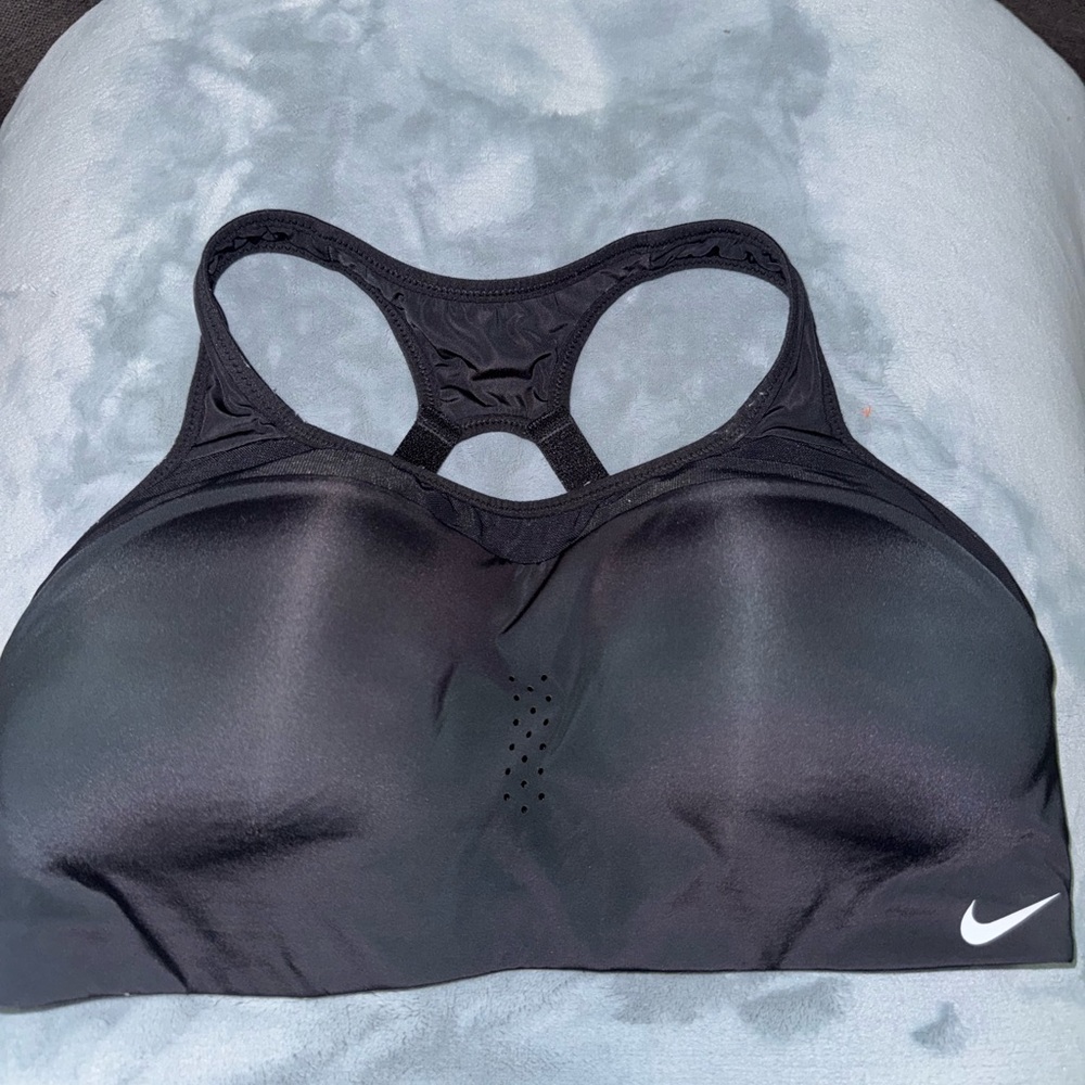 Nike Black Racerback Sports Bra for Performance - Picture 2 of 6
